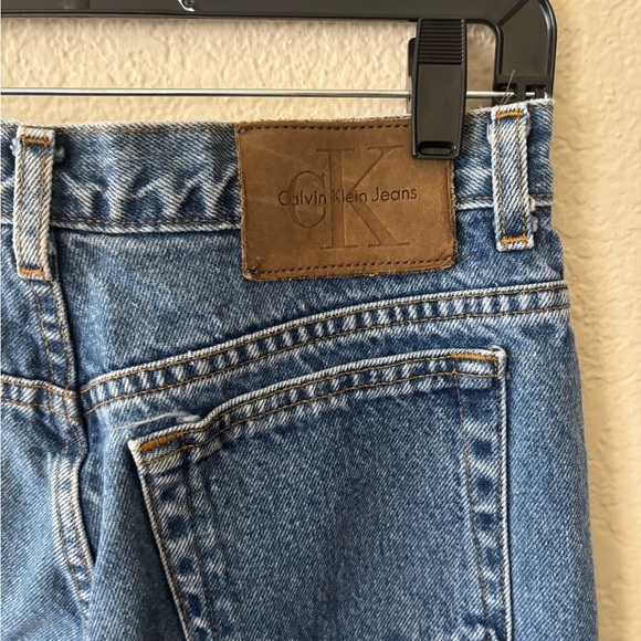 Calvin Klein High Rise Blue Denim Jeans - Picture 8 of 12